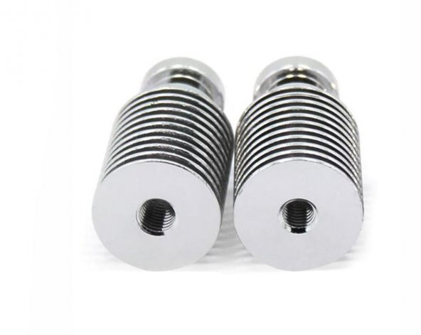 E3D V6 Alüminyum Soğutucu Gövde M6 Barrel Uyumlu(Gümüş) - 3
