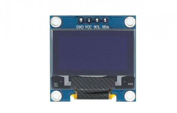 128x64 0.96 İnch I2C Oled Grafik Lcd Ekran 4 Pin(Beyaz)