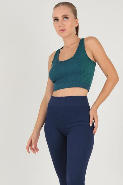 DoReMi Seamless Çapraz Kalın Askılı Spor Sütyen - Resim 11