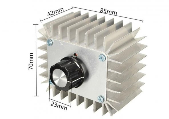 AC 220V 5000W Motor Dimmer Hız Kontrol Kartı - 2