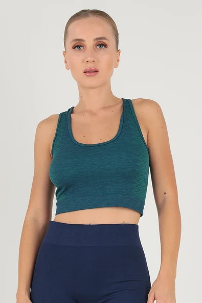 DoReMi Seamless Çapraz Kalın Askılı Spor Sütyen - Resim 10