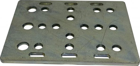 20x40 V Slot Sigma Profil Araba Plakası Gri
