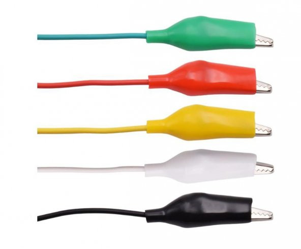 Timsah Ağız Krokodil Test Kablosu 45-50cm 10lu(28mm) - Resim 2