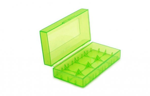 2x18650 Pil Saklama Kutusu - Yeşil ürün görseli