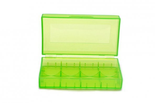 2x18650 Pil Saklama Kutusu - Yeşil - Resim 2