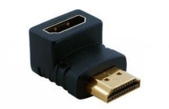 HDMI Erkek - Dişi 90 Derece Çevirici Aparat