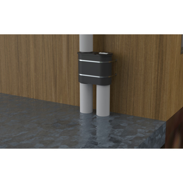 Tankplast Dikey İnişli Boru Tipi Yağmur Filtresi YFDI 0125 - 6