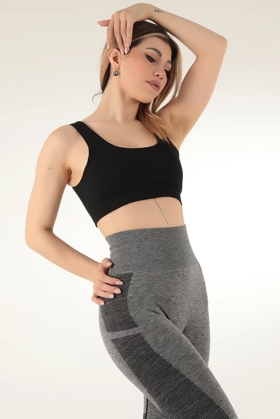 DoReMi Seamless Fitilli Toparlayıcı Pedli Spor Sütyen-161 - 12