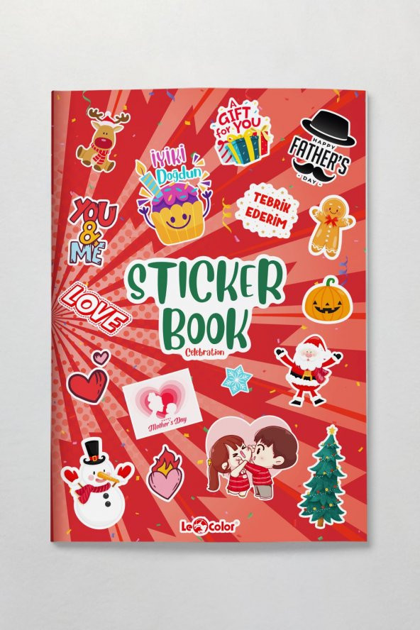 Sticker Book Kutlama Özel Gün Etiket Serisi