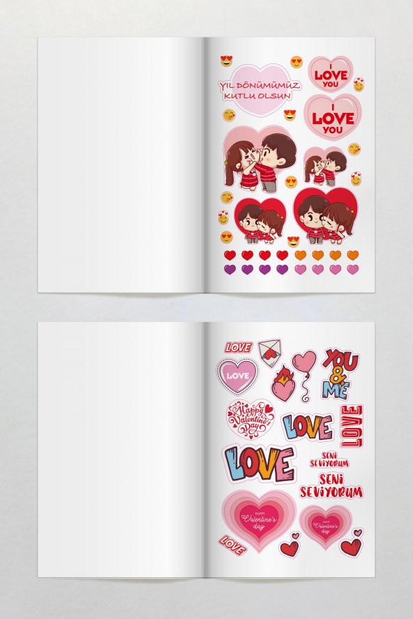 Sticker Book Kutlama Özel Gün Etiket Serisi - 4