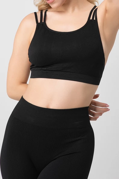 DoReMi Seamless Sırt Askılı Pedli Spor Sütyen - 3