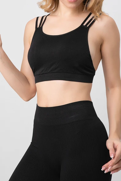 DoReMi Seamless Sırt Askılı Pedli Spor Sütyen ürün görseli 1