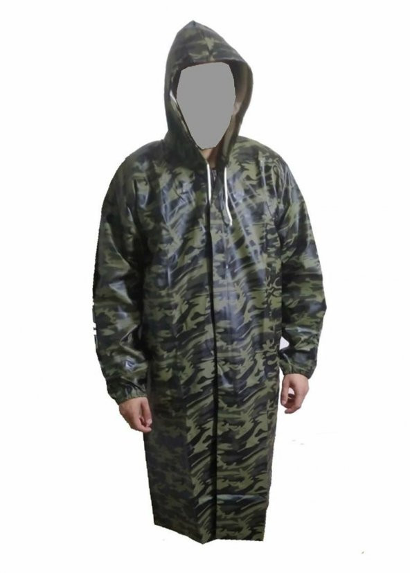 PALTO YAĞMURLUK SU RÜZGAR GEÇİRMEZ KAPŞONLU XXL - 5