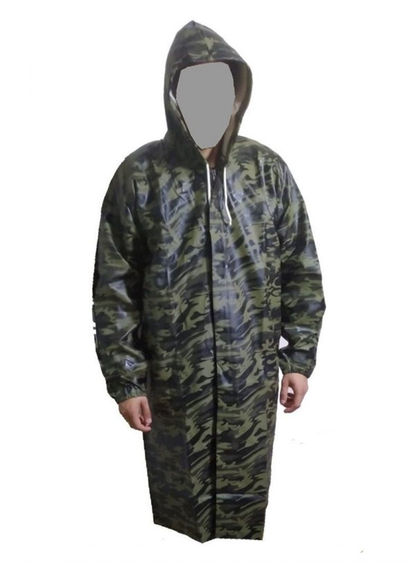 PALTO YAĞMURLUK SU RÜZGAR GEÇİRMEZ KAPŞONLU XXL - 9