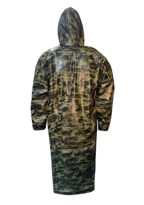 PALTO YAĞMURLUK SU RÜZGAR GEÇİRMEZ KAPŞONLU XXL - 12