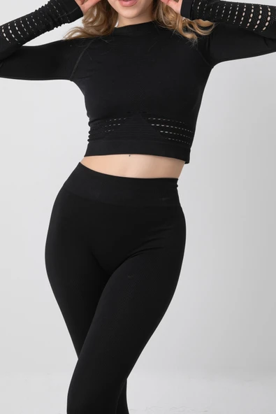 DoReMi Seamless Uzun Kollu Spor Tişört - 9