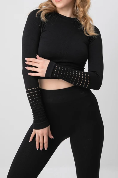 DoReMi Seamless Uzun Kollu Spor Tişört - 12