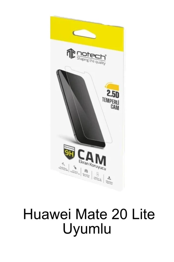 Huawei Mate 20 Lite Uyumlu Temperli Cam Ekran Koruyucu