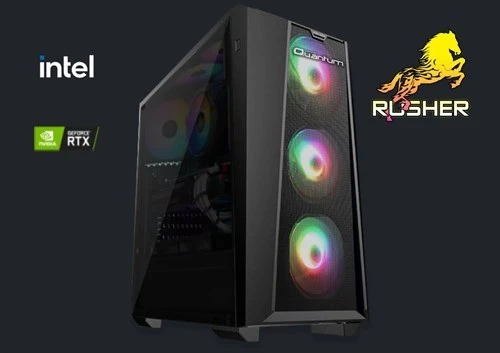 Technopc Quantum Gamıng Chaser Evk1660s Amd Ryzen 5 4500 16gb Ddr4 512gb Nvme Ssd Gtx1660 Freedos - 2