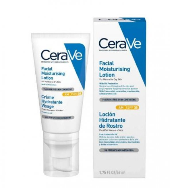 Cerave Nemlendirici Yüz Kremi SPF30 52 ml