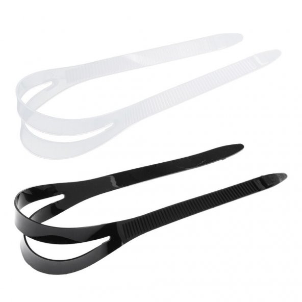 YILMAZ MASKE LASTİĞİ SEFAF- SİYAH 2 ADET