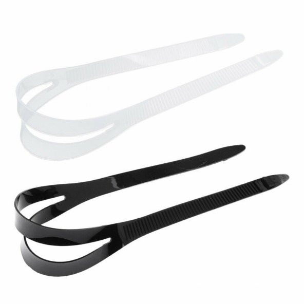 YILMAZ MASKE LASTİĞİ SEFAF- SİYAH 2 ADET - 2