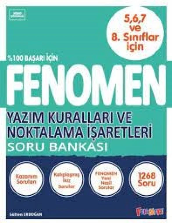 Fenomen Yazım Kuralları ve Noktalama İşaretleri Soru Bankası (5-6-7-8.SINIFLAR İÇİN) ürün görseli