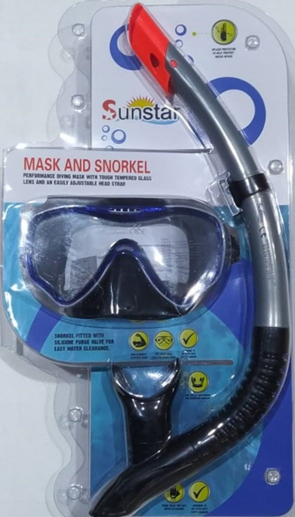 YÜZÜCÜ VE DALGIÇ MASKE SNORKEL SET