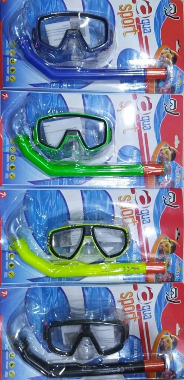 SPORTİF MASKE SNORKEL SET - 8