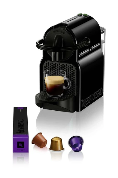 Nespresso D40 BLACK İNİSSİA  Kapsüllü Kahve Makinesi