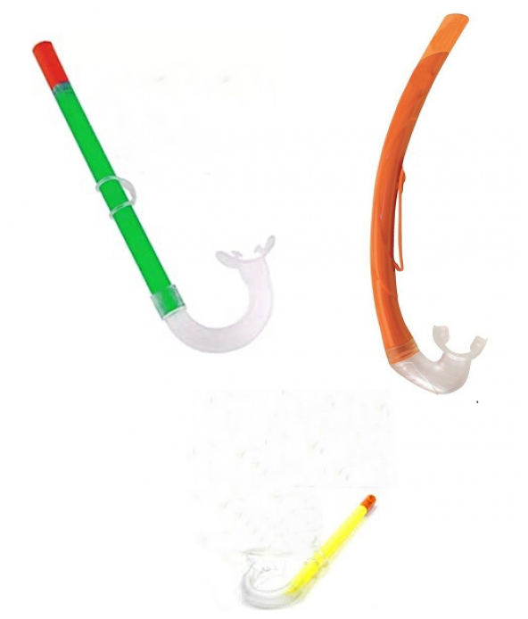 SNORKEL yesil-turuncu-sari