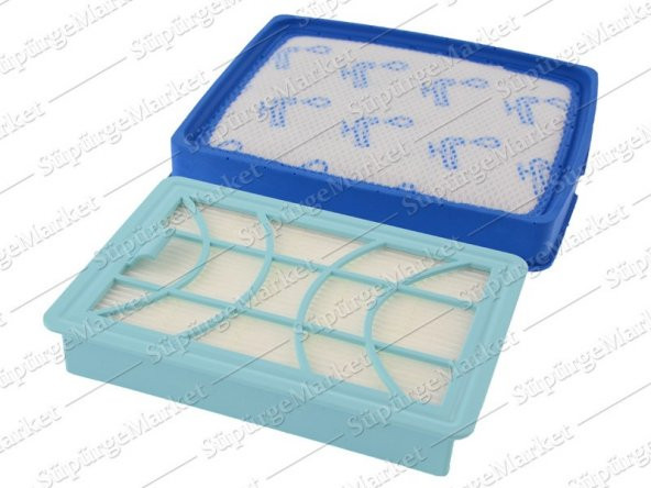 Philips FC 9741 PowerPro Expert Uyumlu Hepa Filtre Seti - Resim 2