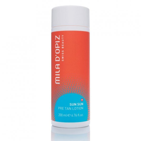 Mila dOpiz Sun Sun Pre Tan Lotion 200ml - Bronzlaşma Öncesi Losyon