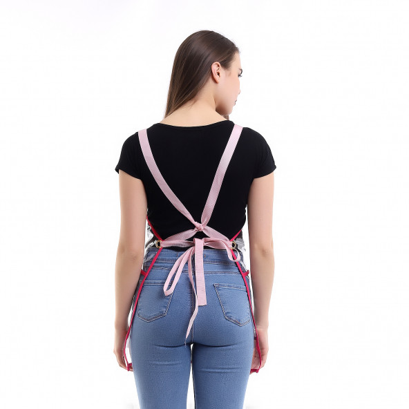 PENUAR BOYA ÖNLÜĞÜ PVC KUMAŞ ŞEFFAF FUŞYA - 6