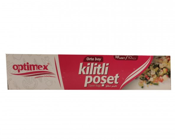 Buzdolabı Poşeti Kilitli Orta 10 adet 4 paket - 2