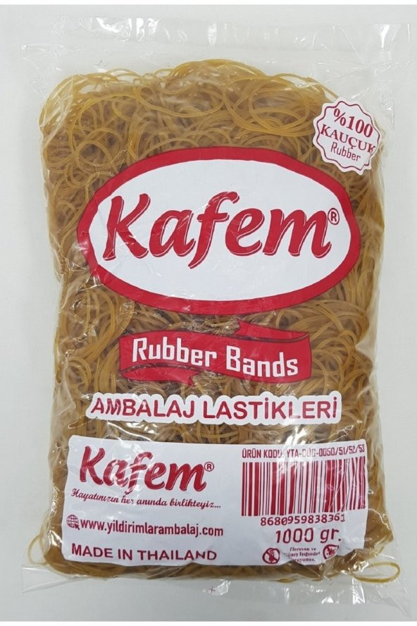 Ambalaj Lastiği 1000 Gram. 70 Mm Orjinal 100 Kauçuk