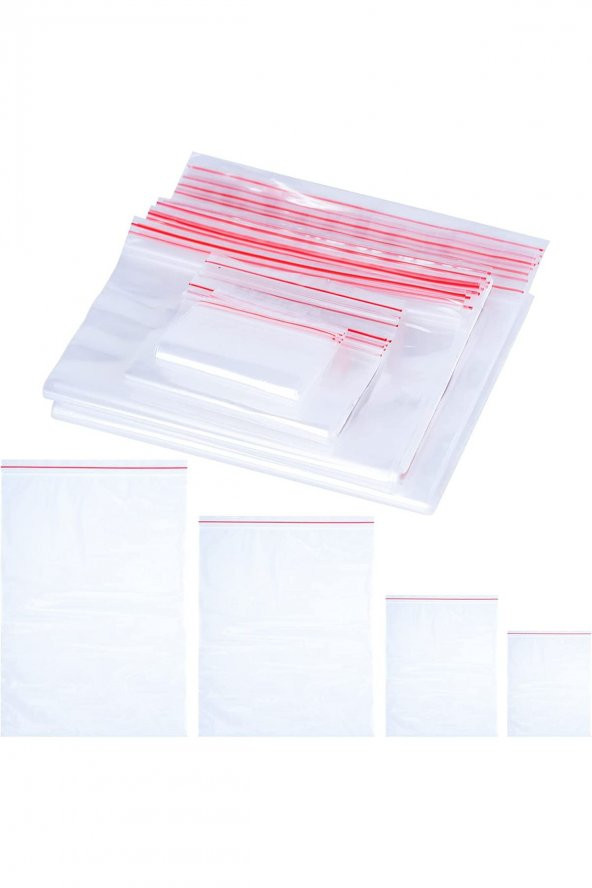 Kilitli Torba Şeffaf Poşet 11x9 cm 100 ad. - 2