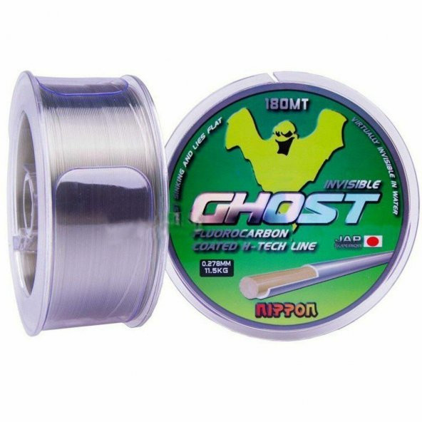 Nippon Ghost 180 mt FluoroCarbon Misina 30-MM  13,7KG - Resim 10