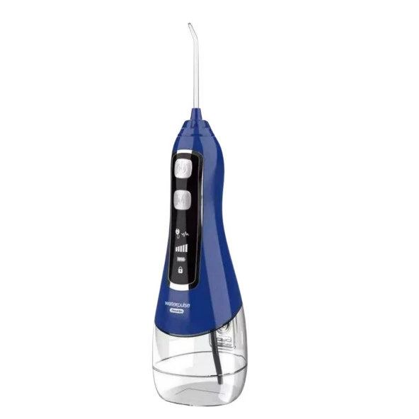 Waterpulse Kablosuz Pro V580 Water Flosser 320ml Taşınabilir Diş/Protez Bakım Ve Ağız Duşu Mavi