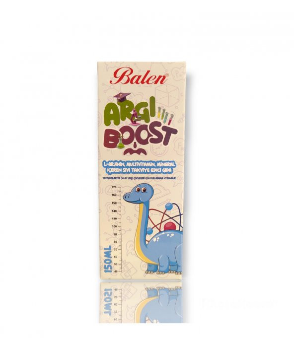 Balen Argiboost L-Arjinin, Multivitamin, Mineral İçeren Sıvı Takviye Edici Gıda 150 ml - 4