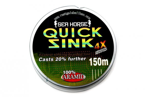 SEA HORSE QUİCK SİNK  150MT 4X İPEK MİSİNA  16MM-  11,90KG