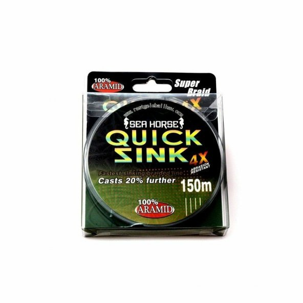SEA HORSE QUİCK SİNK  150MT 4X İPEK MİSİNA  16MM-  11,90KG - 10