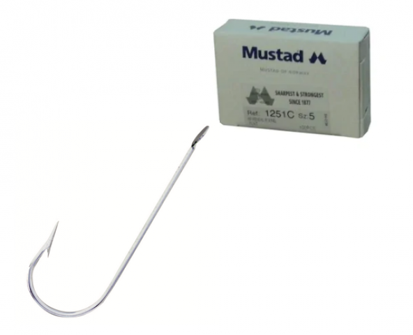 MUSTAD 1251-C-NI  100 LÜ  KUTU DÜZ İĞNE