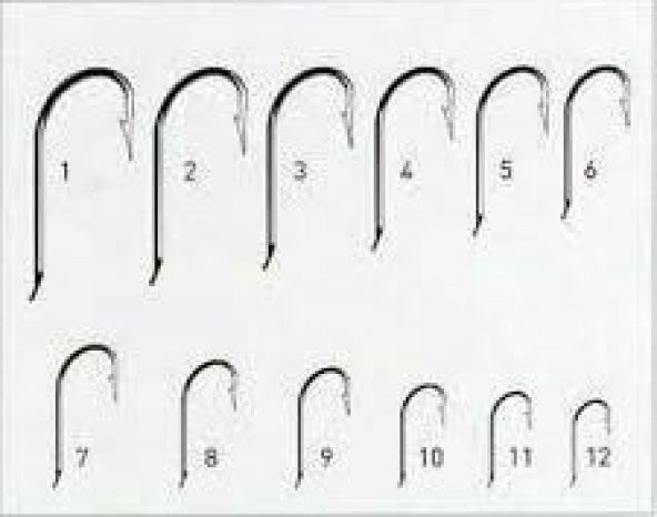 VMC 9224 NI capraz  iğne-4-5-6-7-8-9-10- 100 LÜ PAKET - 6