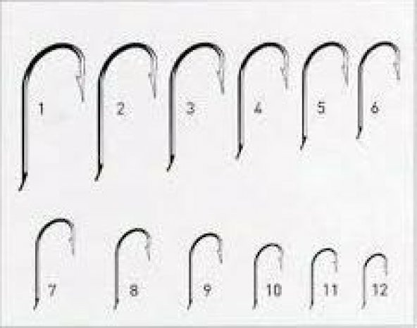 VMC 9224 NI capraz  iğne-4-5-6-7-8-9-10- 100 LÜ PAKET - 8