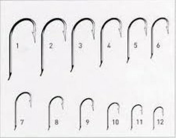 VMC 9224 NI capraz  iğne-4-5-6-7-8-9-10- 100 LÜ PAKET - 10