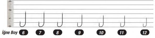 SEA HORSE-1522 SİYAH -2-3-4-5-6-7-8-9-10-11-12-SİYAH ÇELK İĞNE 1 PAKET 20 ADET