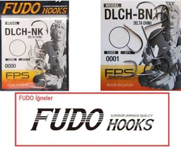 Fudo 0001-0000 DLCH-BN-NK Delta Chinu Tırtıklı Pla Black Nikel İğne - 8