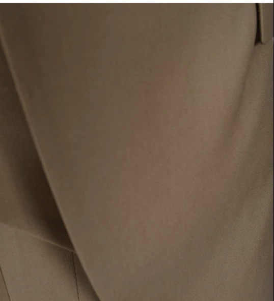 Cengiz İnler Düz Çift Düğme 6 Drop Yelekli Slim Fit Erkek Takım Elbise - 6