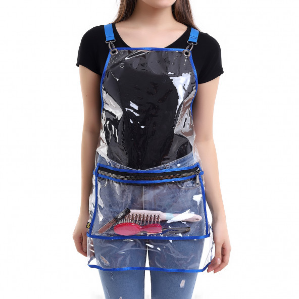 PENUAR BOYA ÖNLÜĞÜ PVC KUMAŞ ŞEFFAF SAX MAVİ - 5